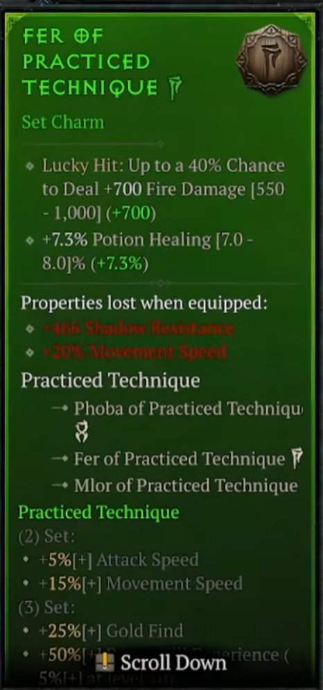 Fer of Practiced Technique